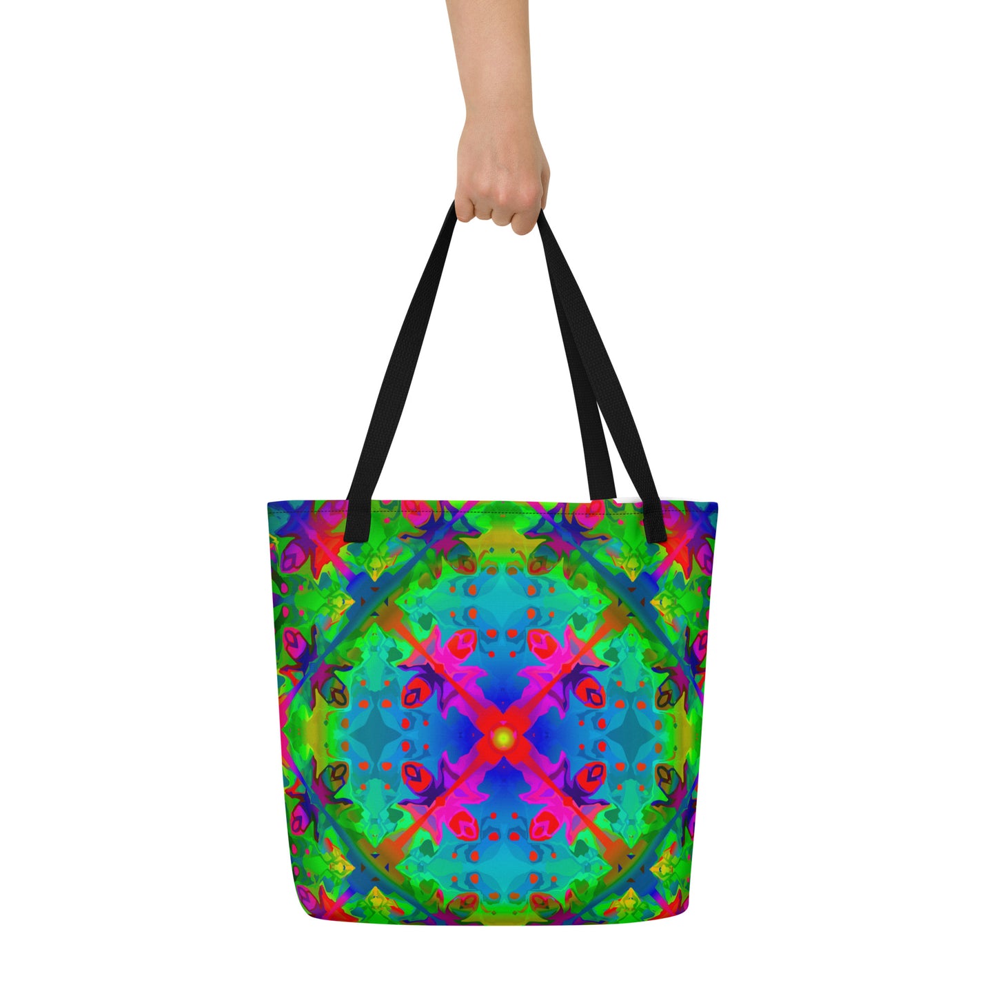 Water Spirit Large Tote Bag with Pocket